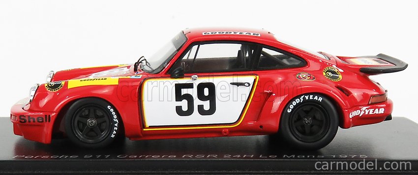 SPARK-MODEL S9974 Scale 1/43 | PORSCHE 911 CARRERA RSR N 59 24h LE 