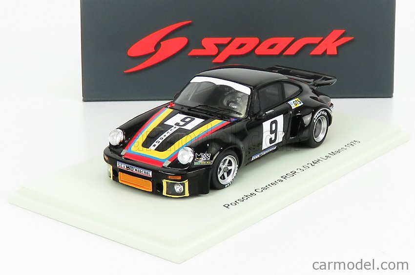 1/43 Spark Porsche Carrera RSR 3.0 N°9 24h LeMans 1975 F.Merello Livrais Domicil 