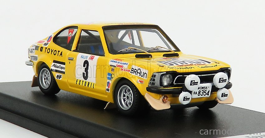 TOYOTA - COROLLA LEVIN (night version) TEAM TOYOTA N 3 4th RALLY TAP 1974  O.ANDERSSON - A.HERTZ