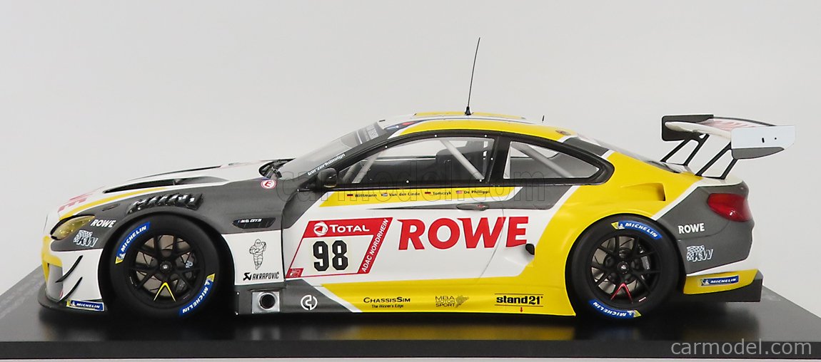 SPARK-MODEL 18SG053 Scale 1/18 | BMW 6-SERIES M6 GT3 TEAM ROWE RACING N ...