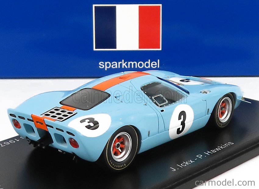 1:43 SPARK Mirage M1 #3 Winner 1000Km Paris 1967 J.Ickx P.Hawkins SF248 Model