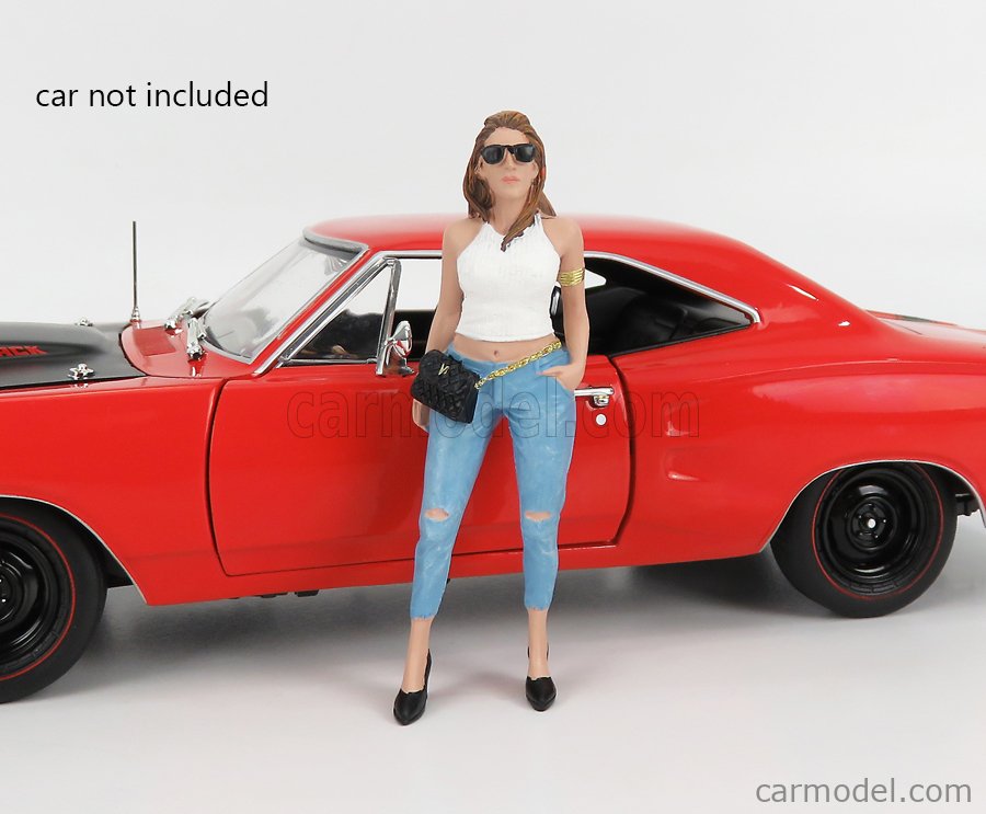AMERICAN DIORAMA 38189 Scale 1/18 | FIGURES SARA - LADIES NIGHT WHITE BLUE