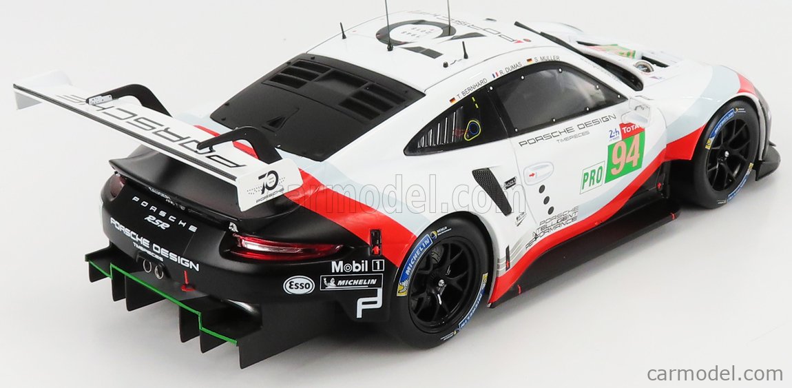 PORSCHE - 911 991 RSR TEAM PORSCHE GT LMGTE PRO N 94 24h LE MANS 2018  R.DUMAS - T.BERNHARD - S.MULLER