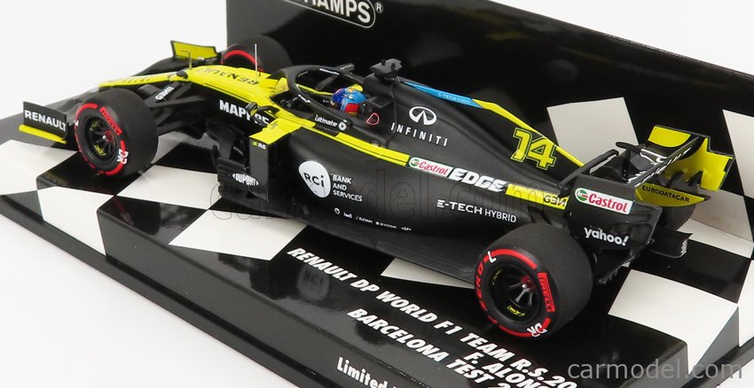 Renault R.S.20 Fernando Alonso Barcelona Test F1 2020 1:43 Minichamps 417209914