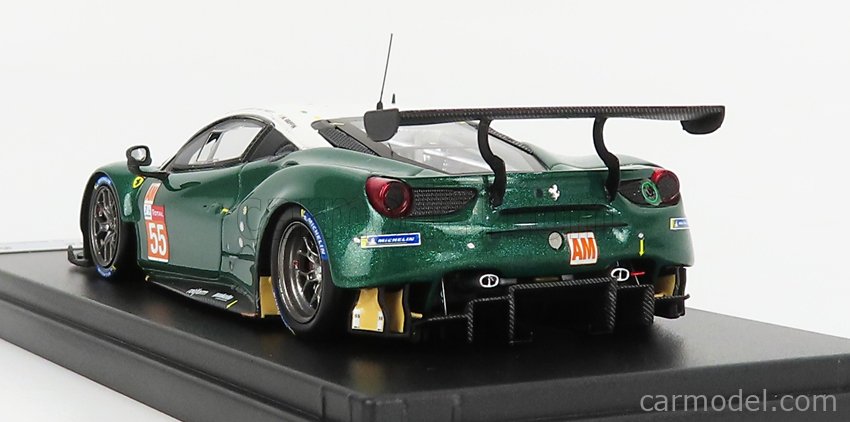 Miniature Looksmart 1/43 Ferrari 488 Gte Evo #55 – Le Mans 2020 – Cameron