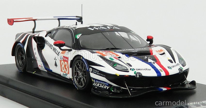 1:43, LOOKSMART LSLM119, FERRARI 488 GTE #83 AF Corse, 24 HEURES LE