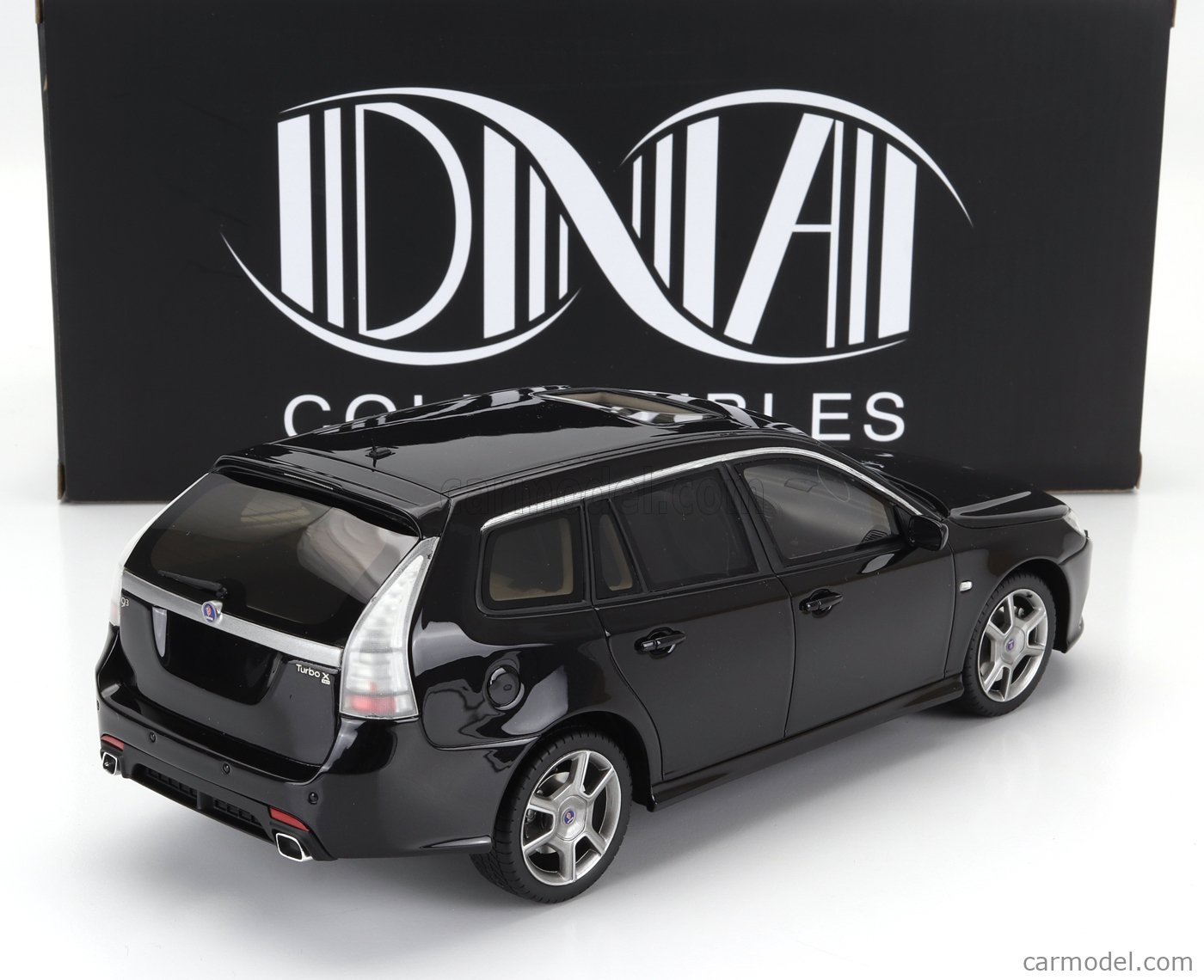 DNA Collectibles 1/18 9-3 Sportcombi Turbo X 2009 DNA000101 Resin Car Black