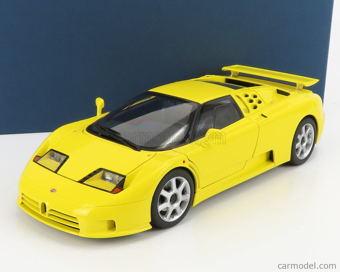 Hot Wheels Bugatti EB110 1:64 – Modèle Die-cast Métal, Pneus Real Riders – Collection Car Culture