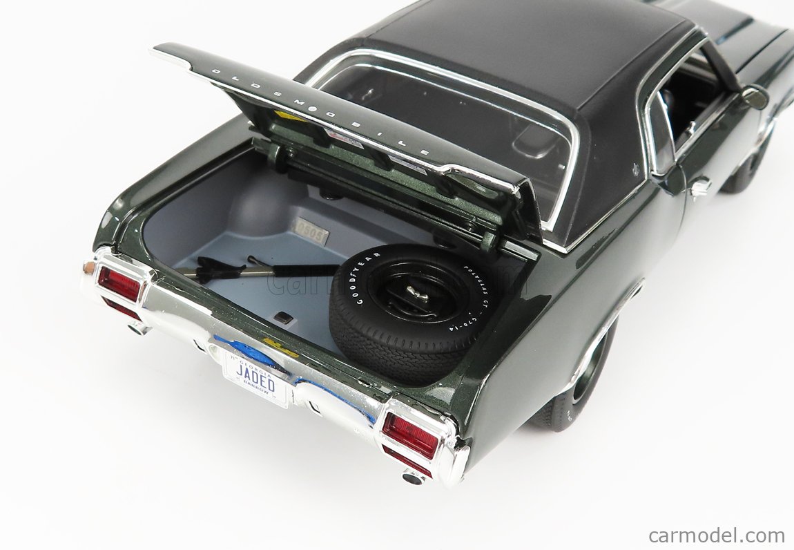 Acme 1/18 - Oldsmobile Cutlass SX Rocket 455 - Metallic Green - Diecast