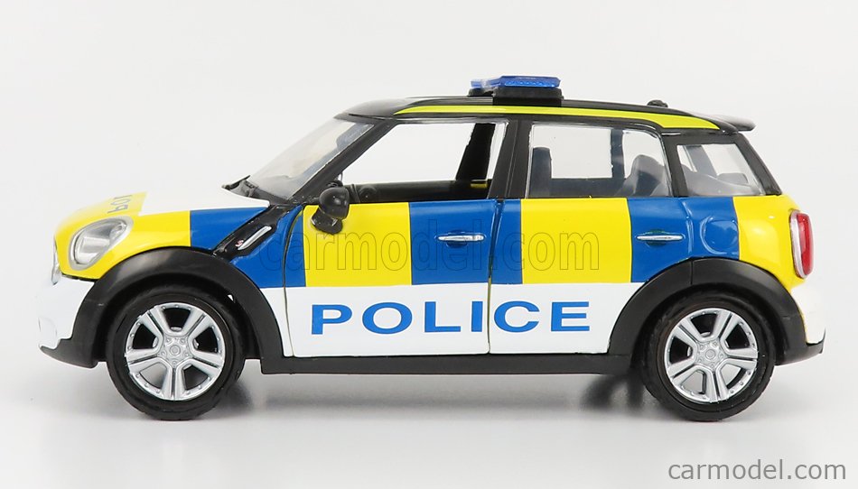 Motormax 79751 Mini Cooper S Countryman UK Police weiss/gelb/blau 1:24 NEU!°
