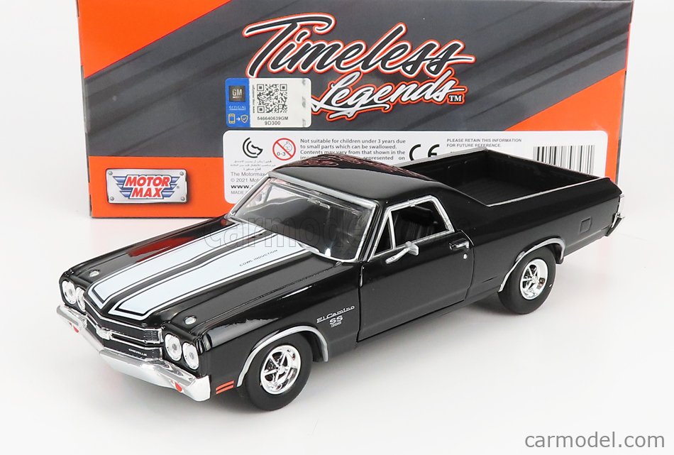thumbnail image 2 of 1/24 1970 CHEVY EL CAMINO SS 396 AMERICAN CLASSICS PREMIUM DIE... 2 of 14
