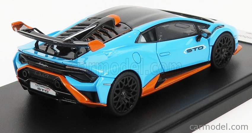 LOOKSMART LS523A Scale 1/43 | LAMBORGHINI HURACAN STO LP640-2 2021 BLU ...