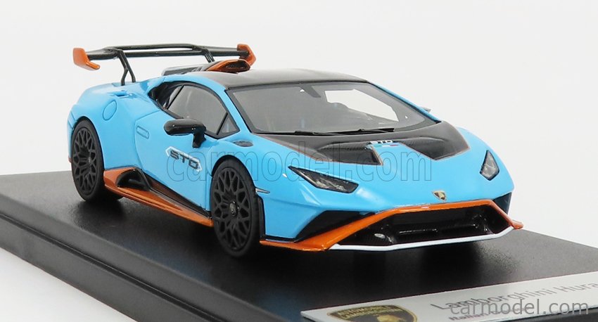 LOOKSMART LS523A Scale 1/43 | LAMBORGHINI HURACAN STO LP640-2 2021 BLU ...