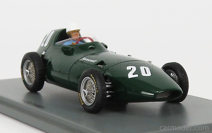 Modèle réduit Vanwall Vw5 N°26 Winner Gp Pescara 1957 Stirling Moss 1/43
