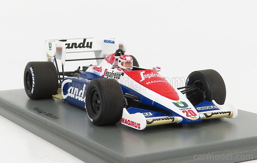 Toleman TG184 20 F1 Grand Prix d'Italie Essais 1984 Pierluigi Martini Spark S2782 - Miniatures Autos Motos
