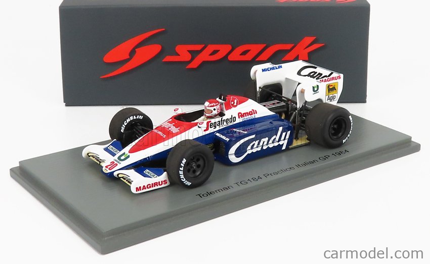 Modèle réduit Toleman - F1 Tg184 Hart Turbo N 20 Practice Italy Gp 1984