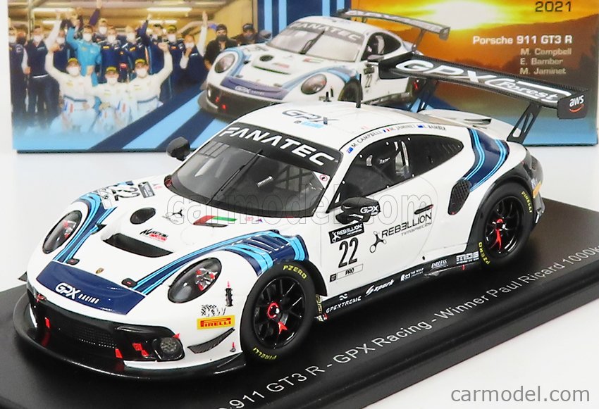 1点物になります。 新品 1/43 スパーク SPARK Porsche 991 GT3 R No.911 Winner 24h Paul Rica  自動車