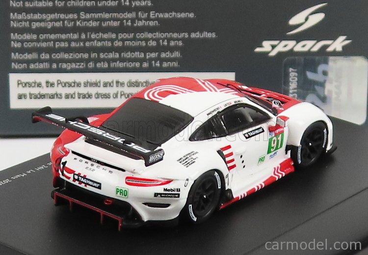 Spark Model S Scale Porsche Rsr Team Porsche Gt N