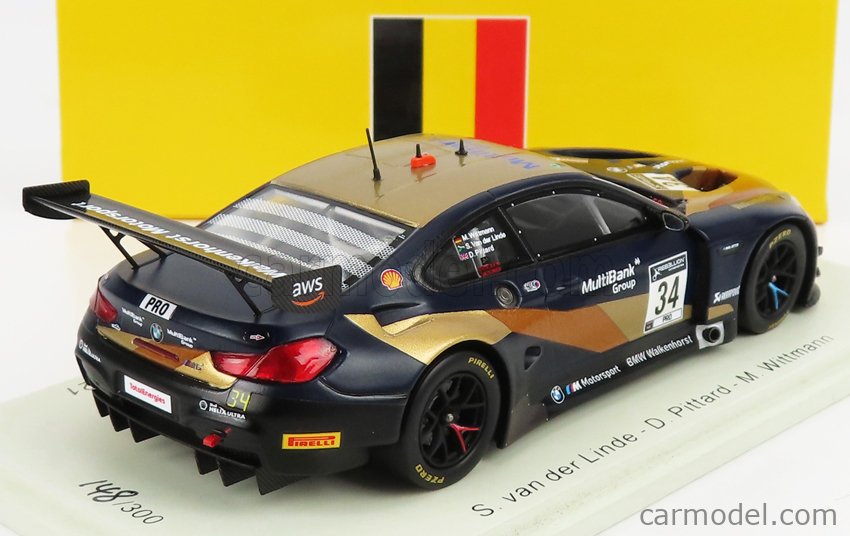 BMW M6 GT3 N°99 - Vainqueur 24h Nürburgring 2020 - Spark Model 1/18 S18SG045
