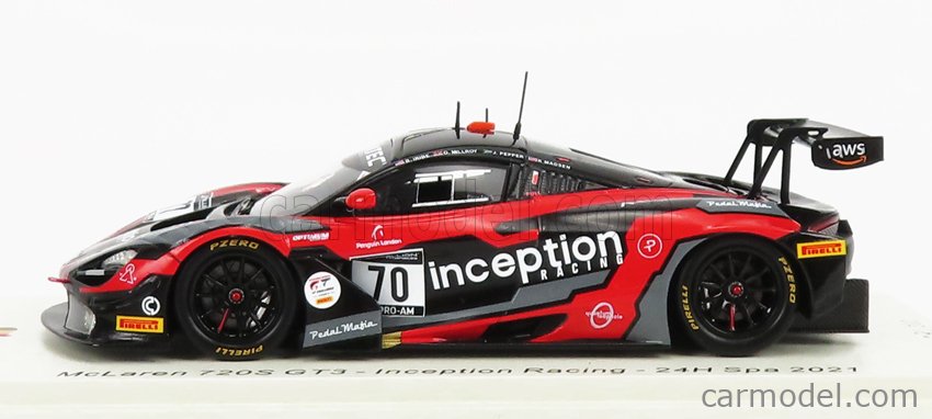 SPARK-MODEL SB453 Scale 1/43 | McLAREN 720S GT3 TEAM INCEPTION RACING N ...