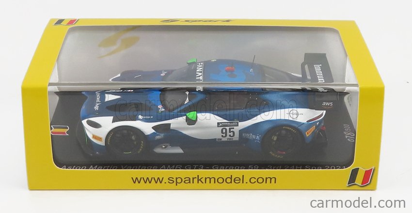 1:43 SPARK Aston Martin Vantage Amr Gt3 #188 Spa 2021 A.West C.Goodwin SB466 MMC 1:43 SPARK Aston Martin Vantage Amr Gt3 #188 Spa 2021 A.West C.Goodwin SB466 MMC