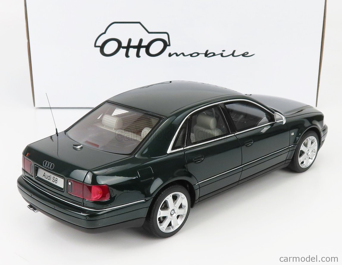OTTO-MOBILE OT916 Scale 1/18 | AUDI A8 S8 (D2) 2001 GREEN MET