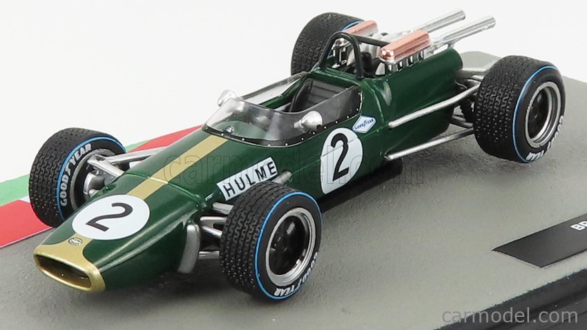 Model Formule F1 Brabham BT47 Hulme mistr 1967 1:43 (Altaya Minichamps