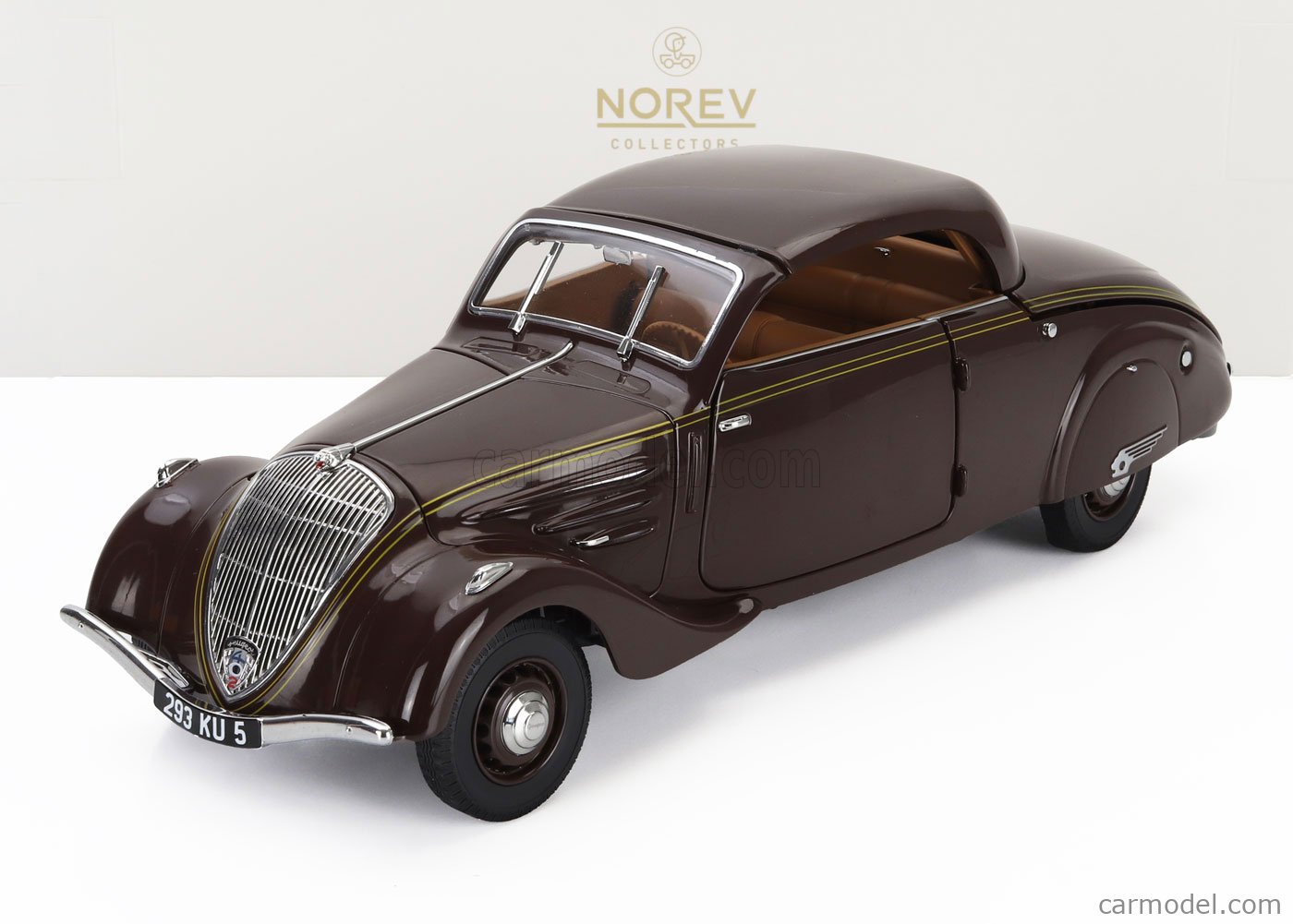 NOREV 184873 Scale 1/18 | PEUGEOT 402 ECLIPSE 1937 CHOCOLATE