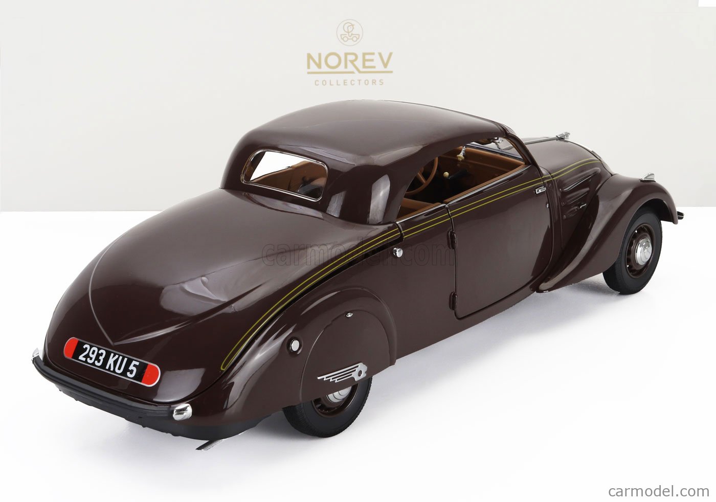 NOREV 184873 Scale 1/18 | PEUGEOT 402 ECLIPSE 1937 CHOCOLATE