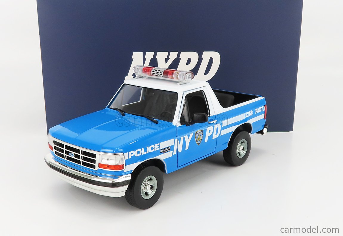 Greenlight 1/18 1992 Ford Bronco フォード ブロンコ NYPD ポリスカー