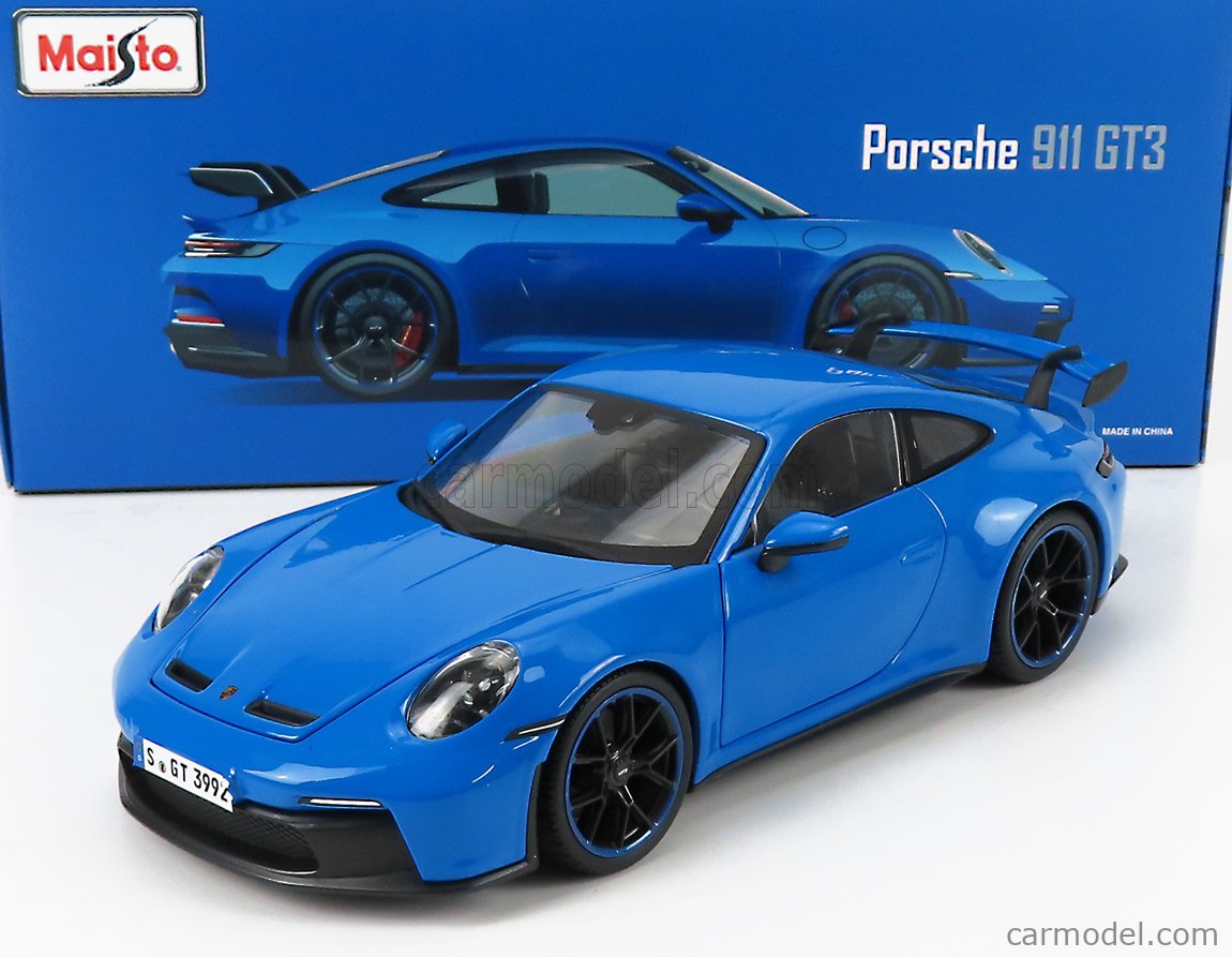 Maisto 1:18 Porsche 911 GT3 Blue
