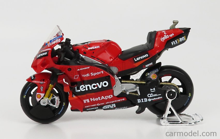 Maquette moto 1/18 Ducati Lenovo Team 2021 - Francesco Bagnaia maisto moto  : , maquette de moto