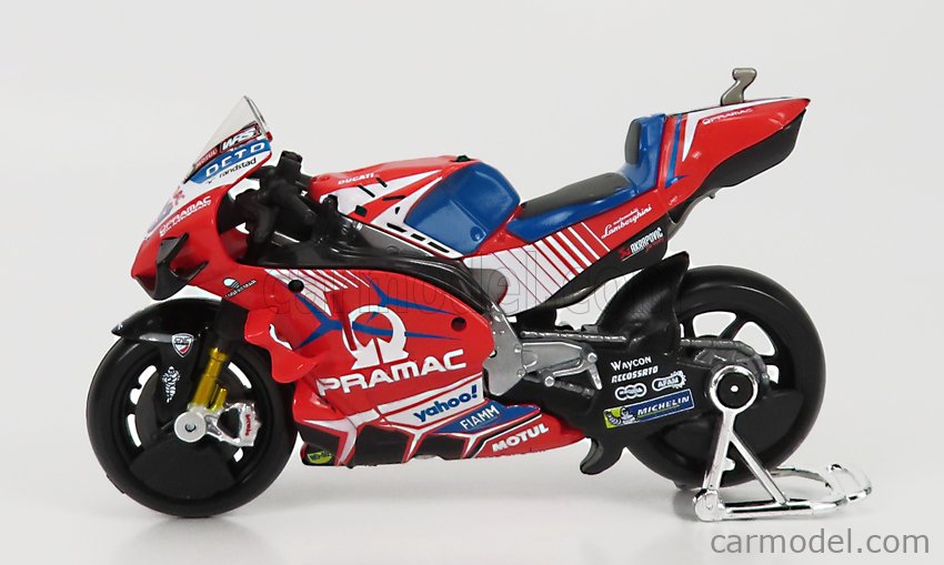 Moto gp ducati pramac racing 1:18, vehicules-garages