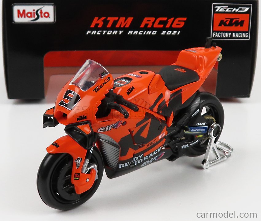 Maisto 1:18 Danilo Petrucci KTM RC16 #9 MotoGP 2021 36376 #9 model car  36376 #9 8719247769268