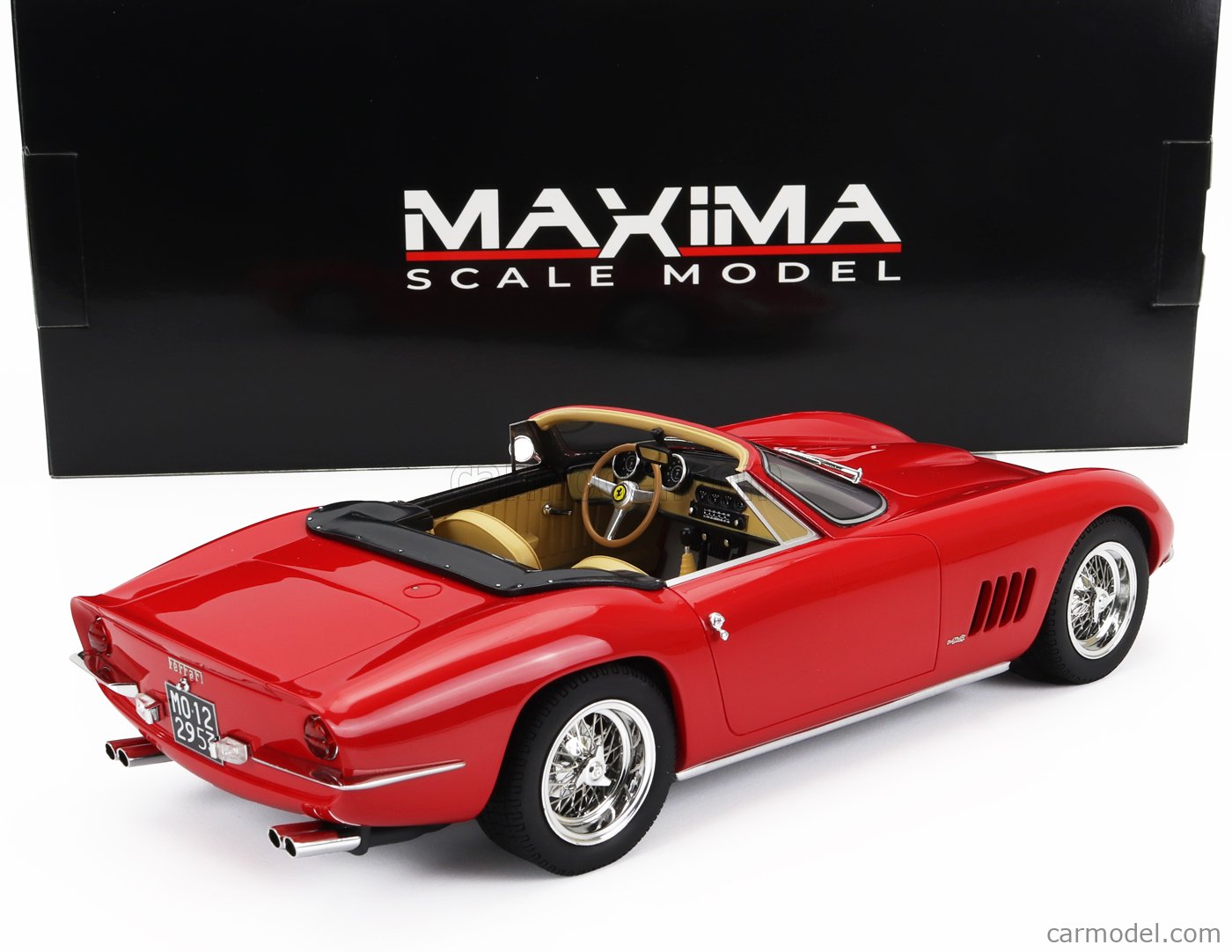 MAXIMA MAX002010 Scale 1/18  FERRARI 250 GT NEMBO SPIDER #1777GT 1965 RED