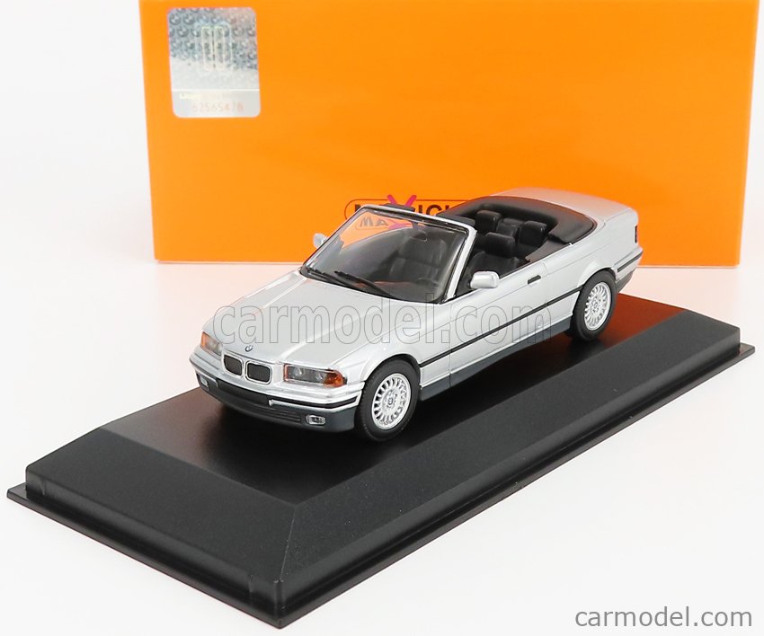 MINICHAMPS 940023330 Scale 1/43  BMW 3-SERIES (E36) CABRIOLET 1993 SILVER