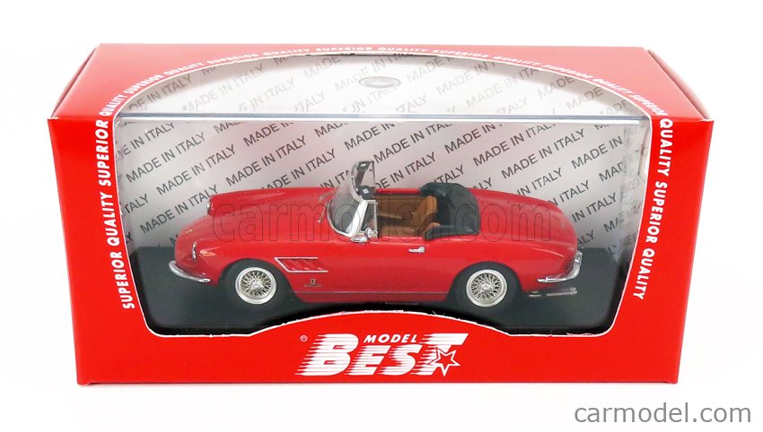 BEST-MODEL 9812 Scale 1/43 | FERRARI 330 GTS SPIDER 1967 RED