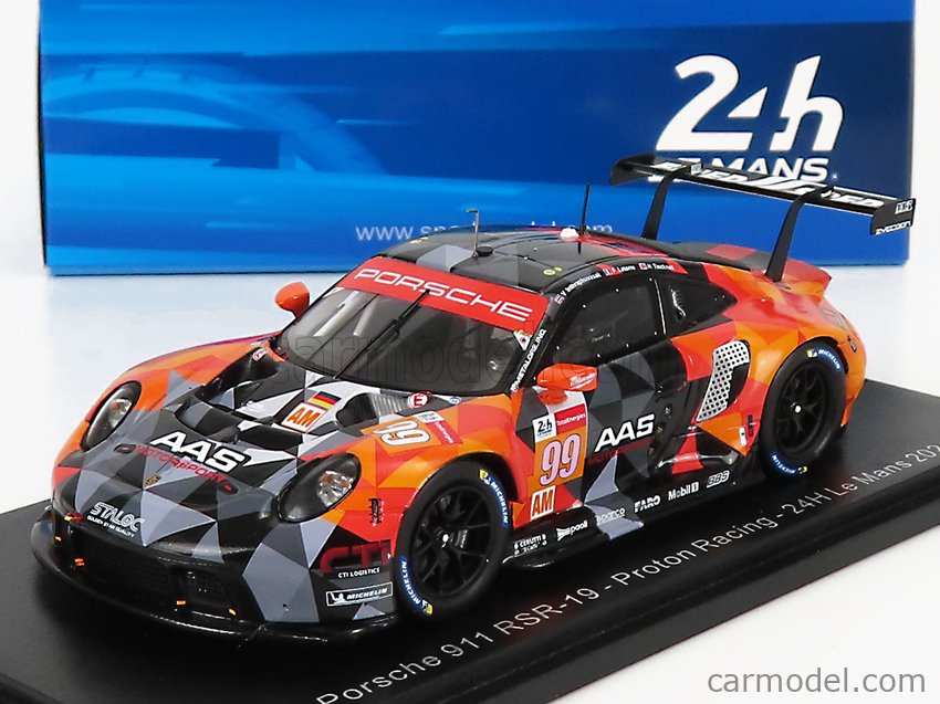 SPARK-MODEL S8275 Scale 1/43 | PORSCHE 911 991-2 4.2L RSR-19 TEAM ...