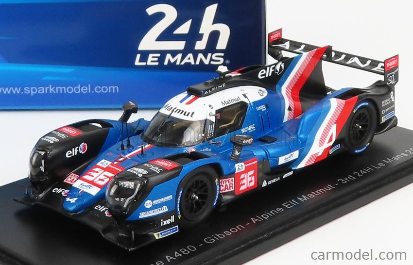 SPARK-MODEL S8232 Scale 1/43 | ALPINE A480 4.5L V8 TEAM ALPINE ELF ...