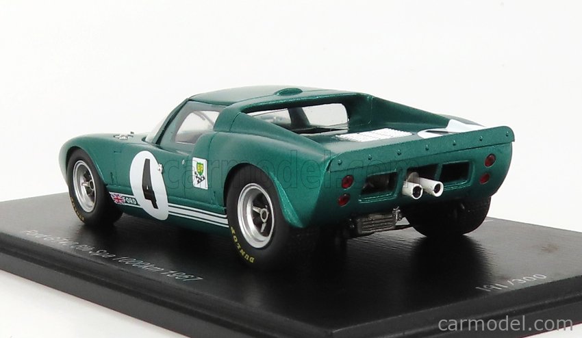 745510 SPARK MODEL SG817 FORD GT40 N.65 3. 1000 KM NÜRBURGRING 1968 J.ICKX-P.HAWKINS 1:43 Modell