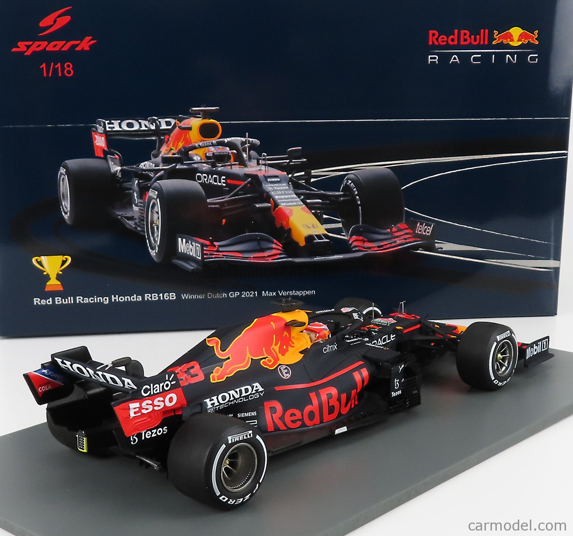 Spark 1/18 2021年オランダGP 優勝モデル レッドブル・レーシング F1