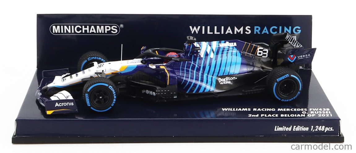 1/43 ウィリアムズレーシングメルセデス FW43B G.ラッセル バーレーン