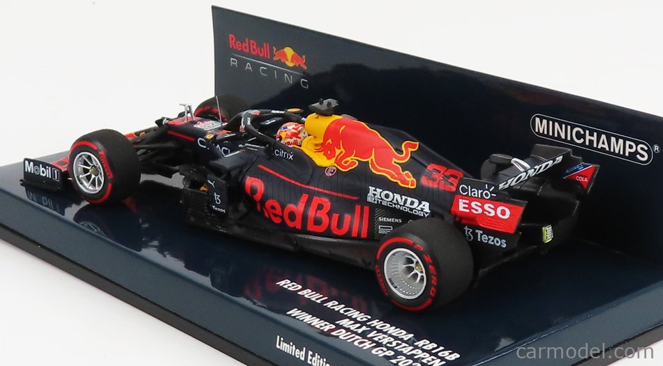 RED BULL - F1 RB16B HONDA RA620H TEAM ASTON MARTIN N 33 WINNER GERMANY GP  2021 MAX VERSTAPPEN