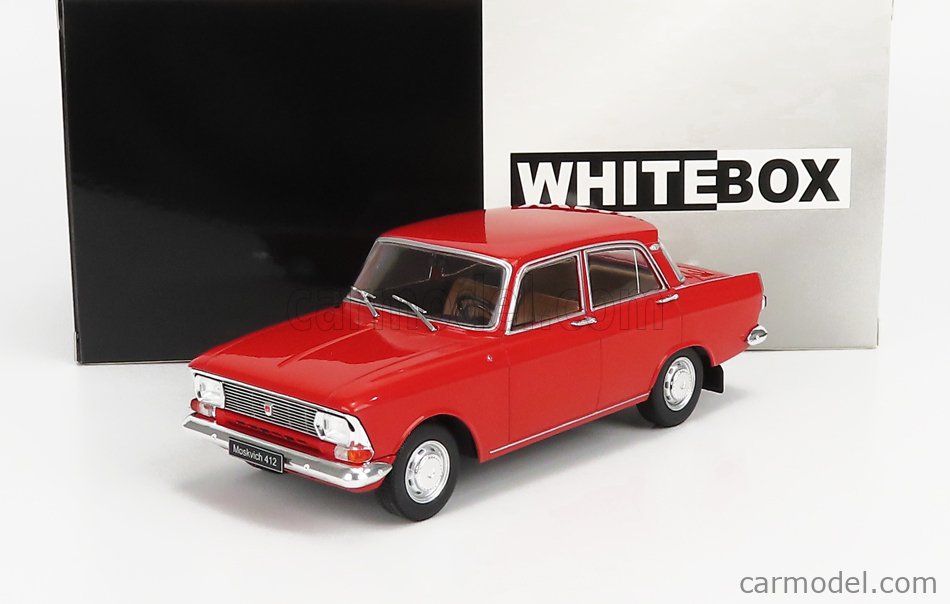 1:24 White Box Moskwitch 412 rot 