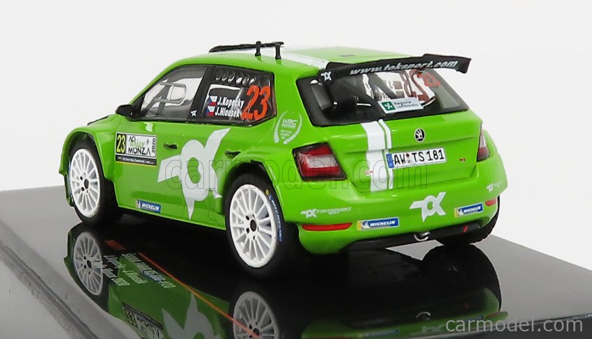 Modèle Réduit IXOMODELS – ŠKODA Fabia R5 EVO Rallye De Monza 2020 N°23 – Échelle 1/43