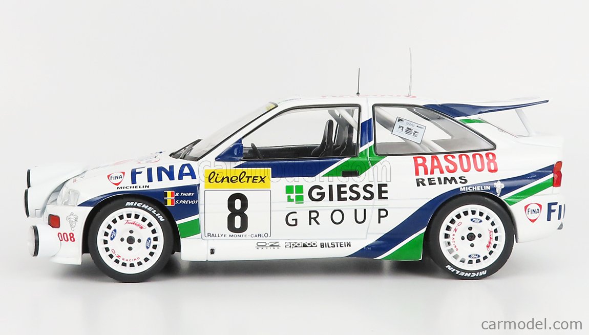 1:18 FORD ESCORT RS COSWORTH Thiry & Prevot Monte Carlo Rally 1995 IXO 18RMC056B