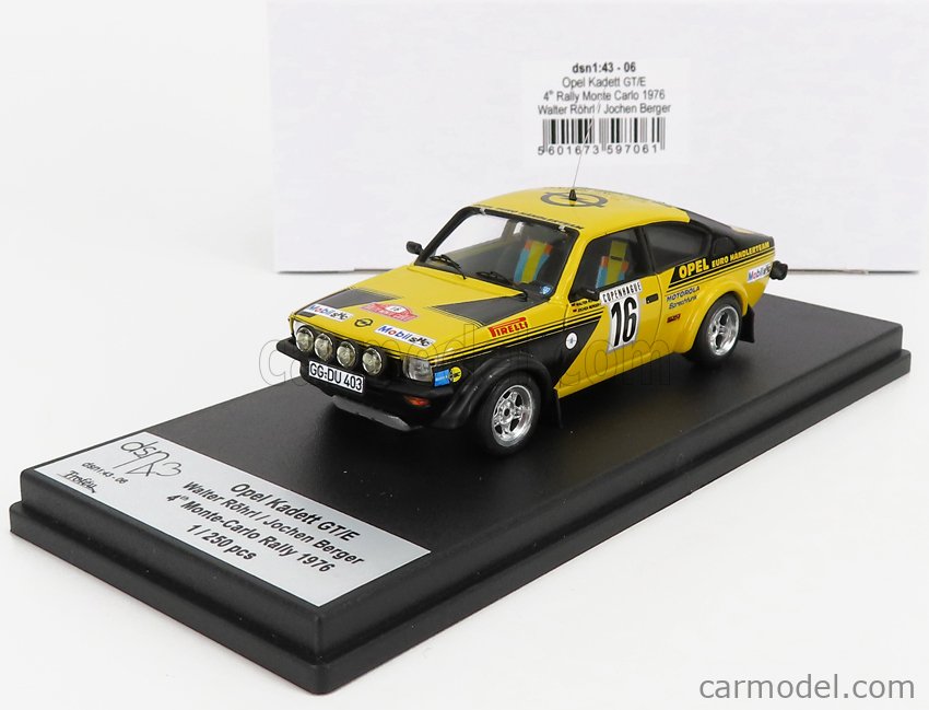 Opel Kadett GT/E Monte... - Troféu Scale Models