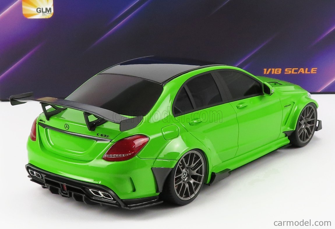 Mercedes C63S AMG DarwinPRO 2019 GLM 1:18 - Modèle Réduit Gris Neuf