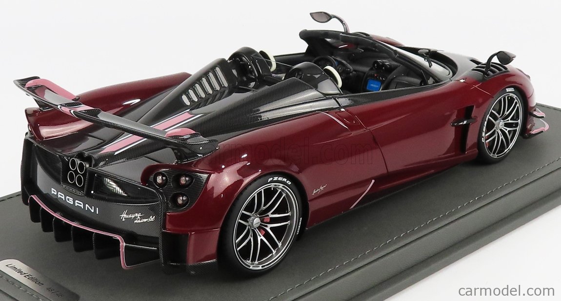 1:18 BBR Pagani Huayra Bc Roadster 2017 With Showcase Red Met P18159C1V Modellba