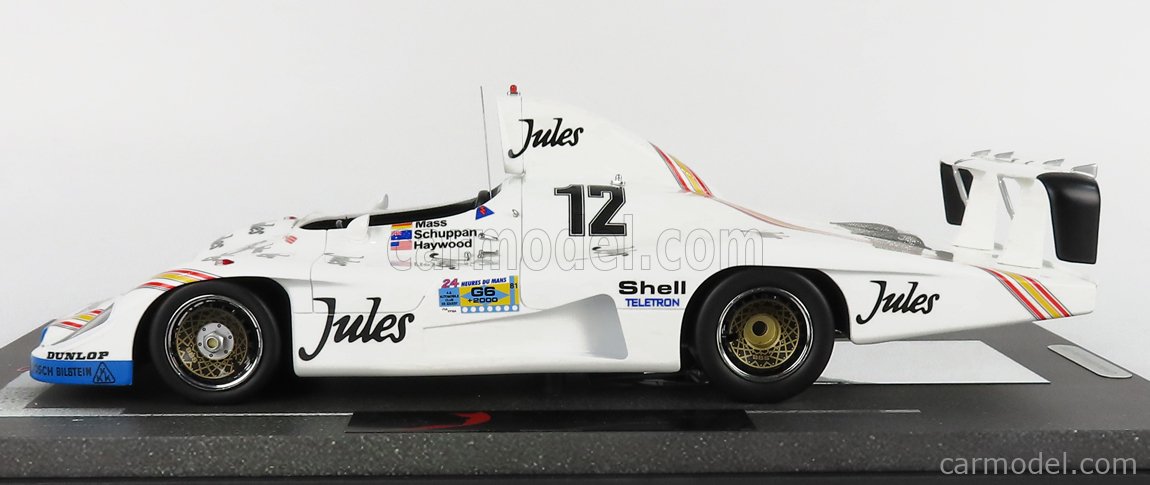 1/18 Spark Porsche 936/81 No.12 24H Le Mans 1981 J. Mass - V. Schuppan